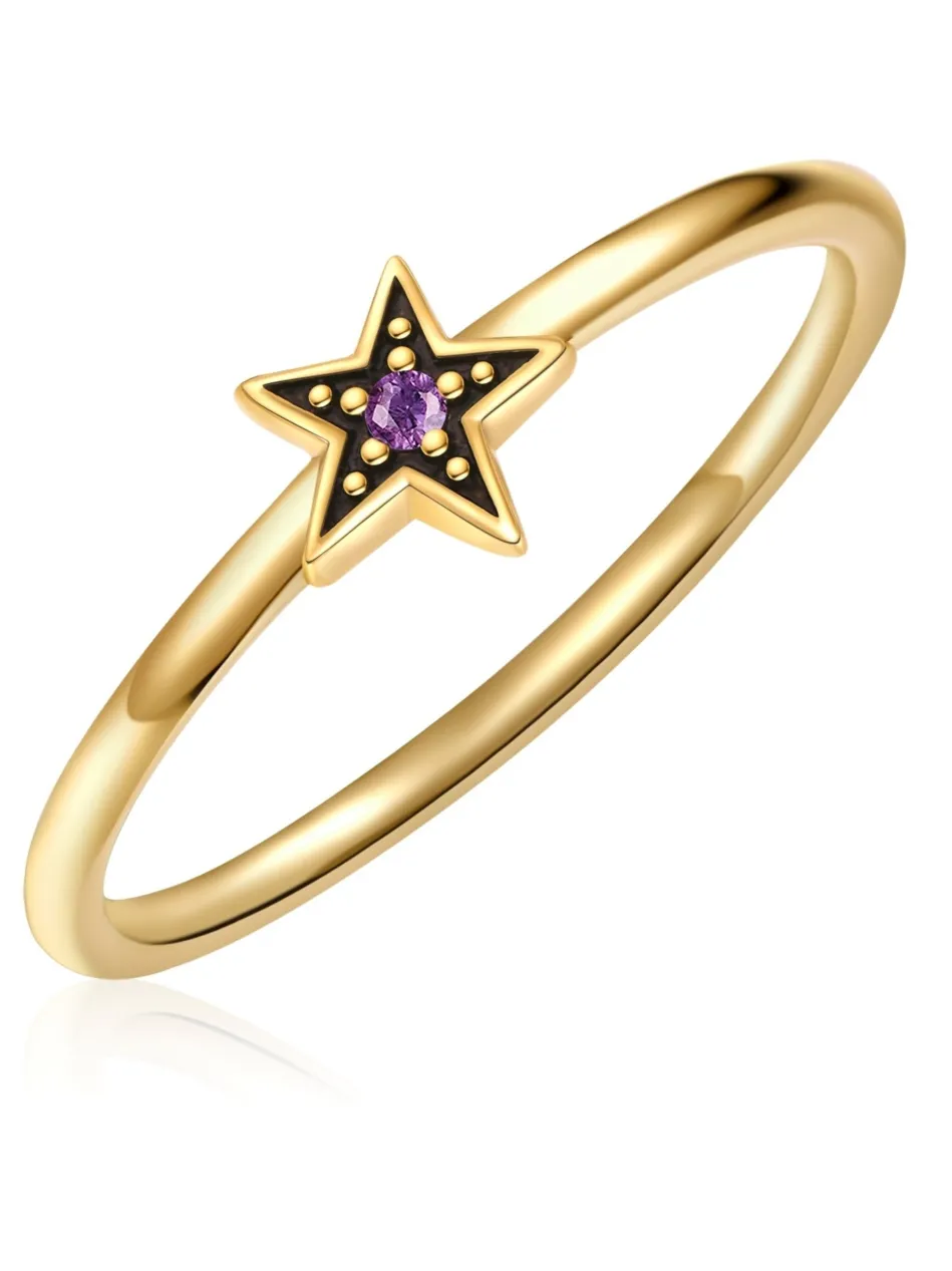 Damen Silberring - Stern