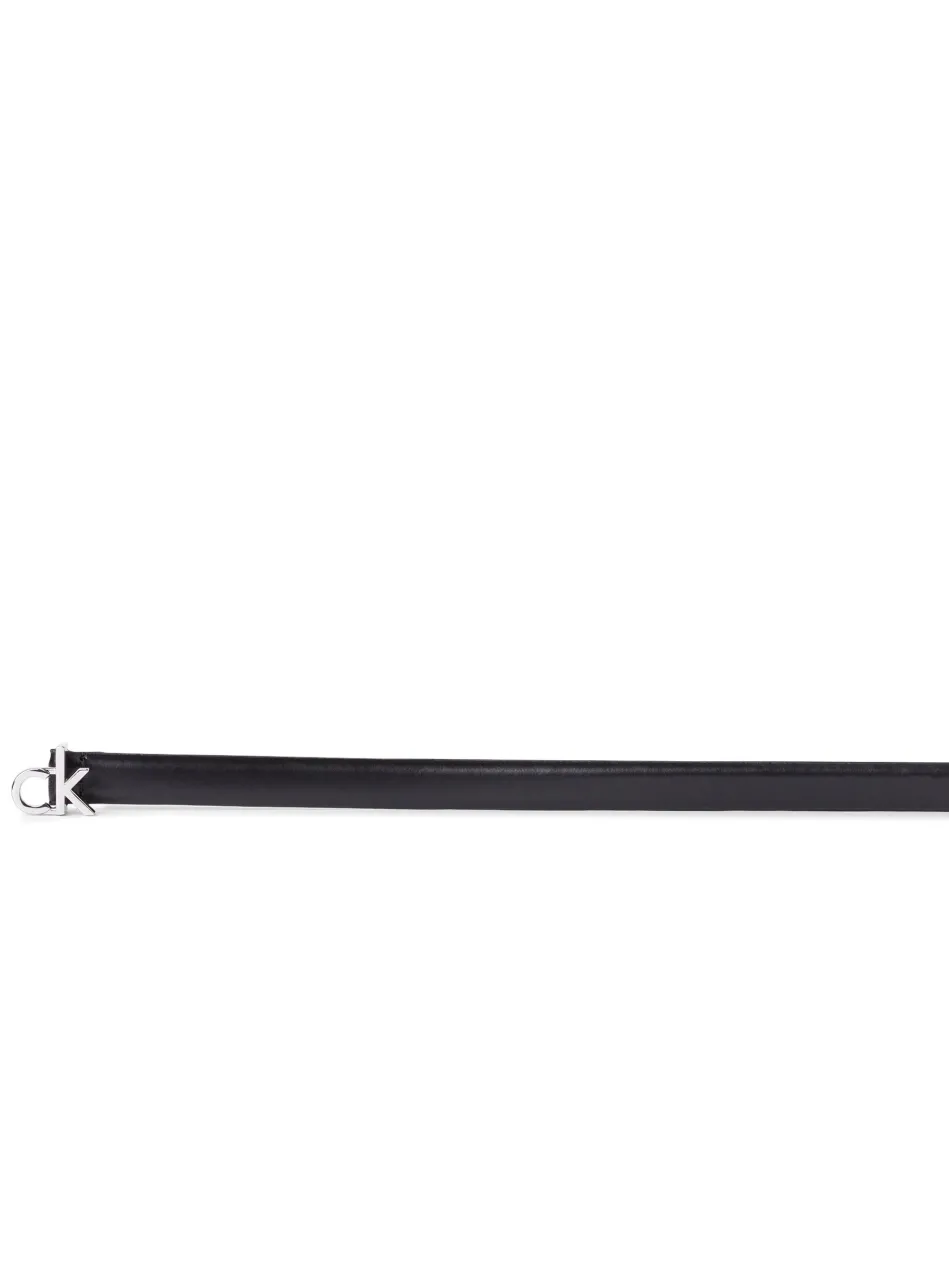 Damen Gürtel aus Nappaleder - CK Buckle Skinny Belt