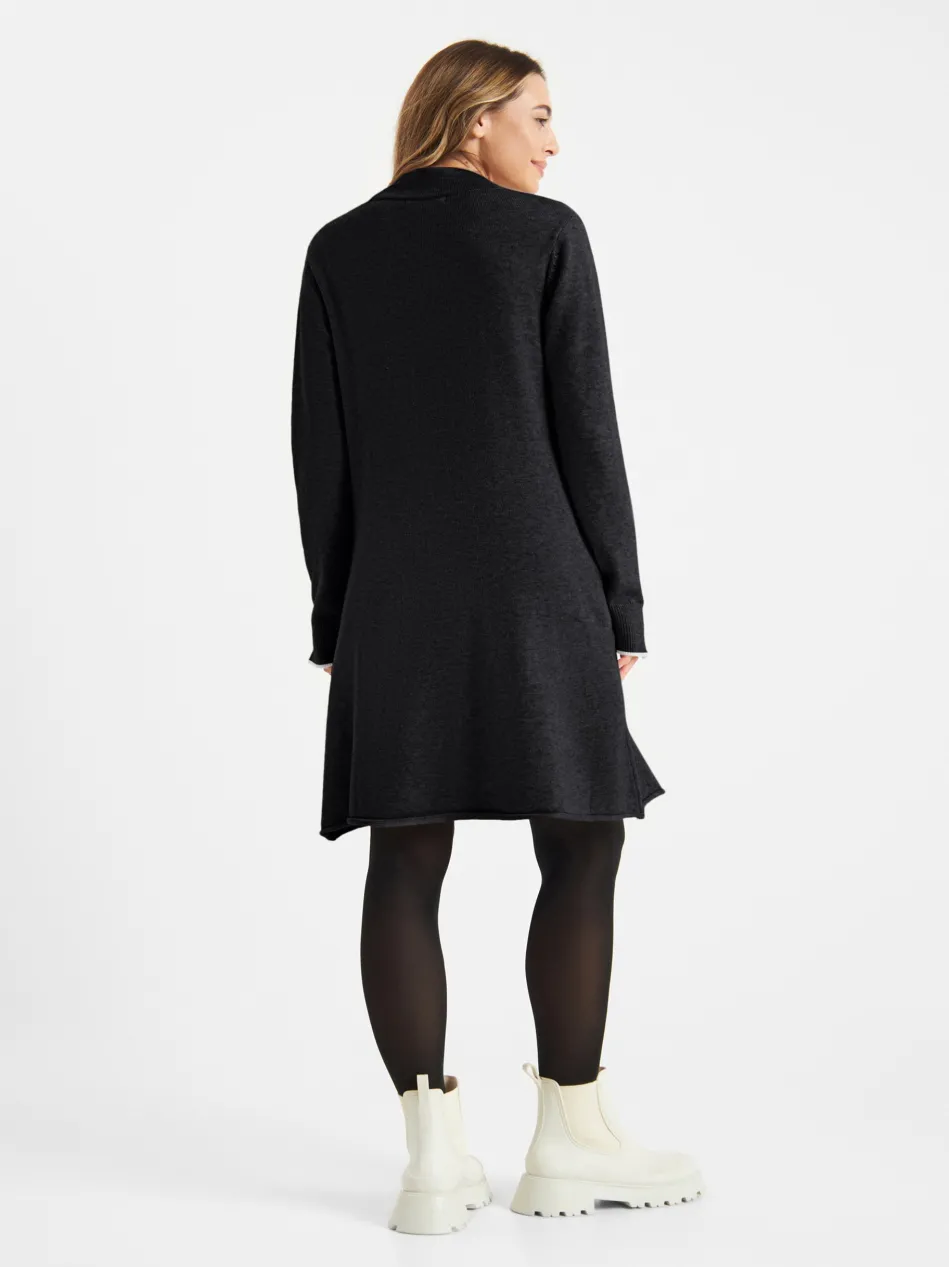 Damen A-Linien-Kleid