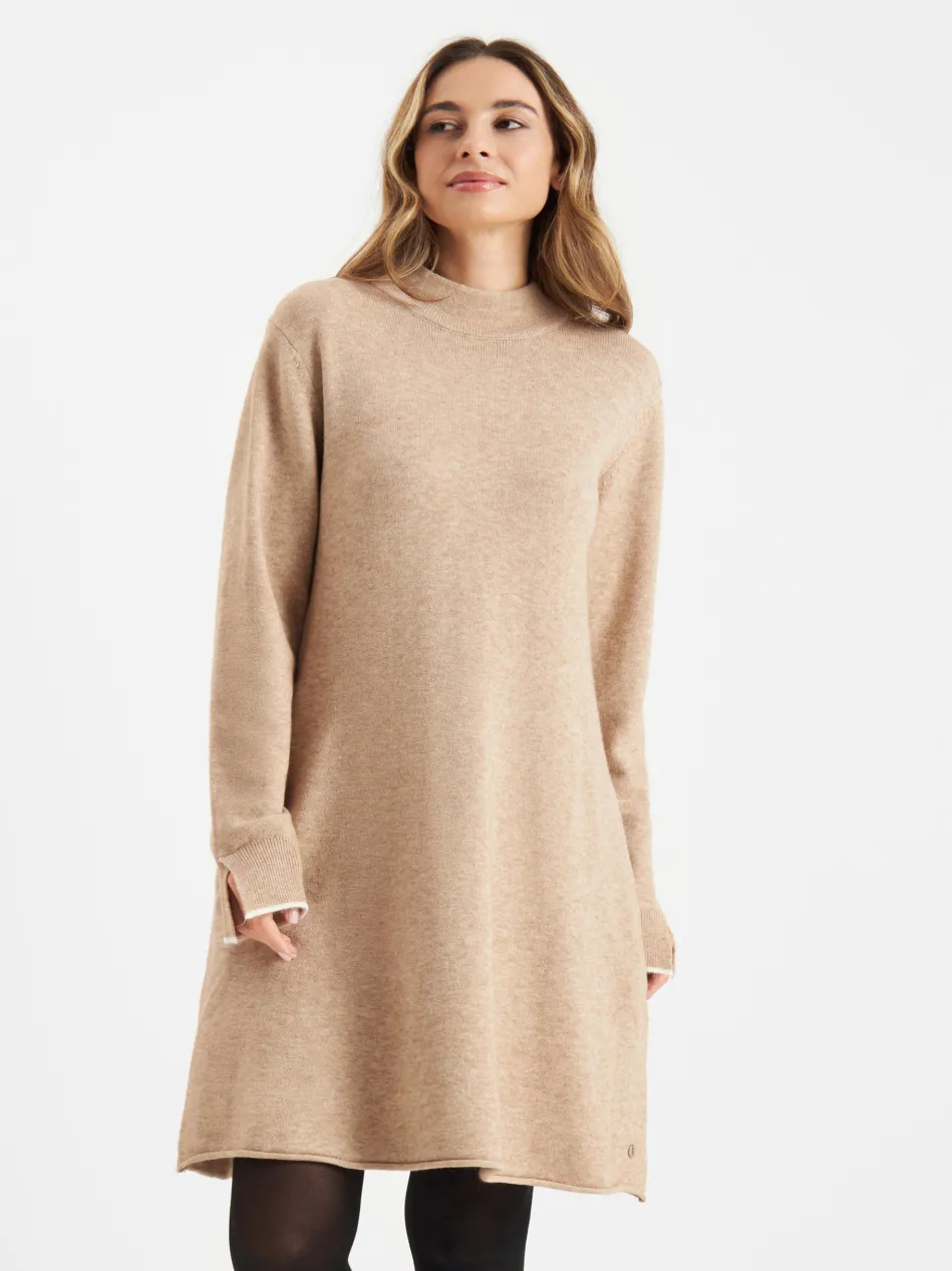 Damen A-Linien-Kleid