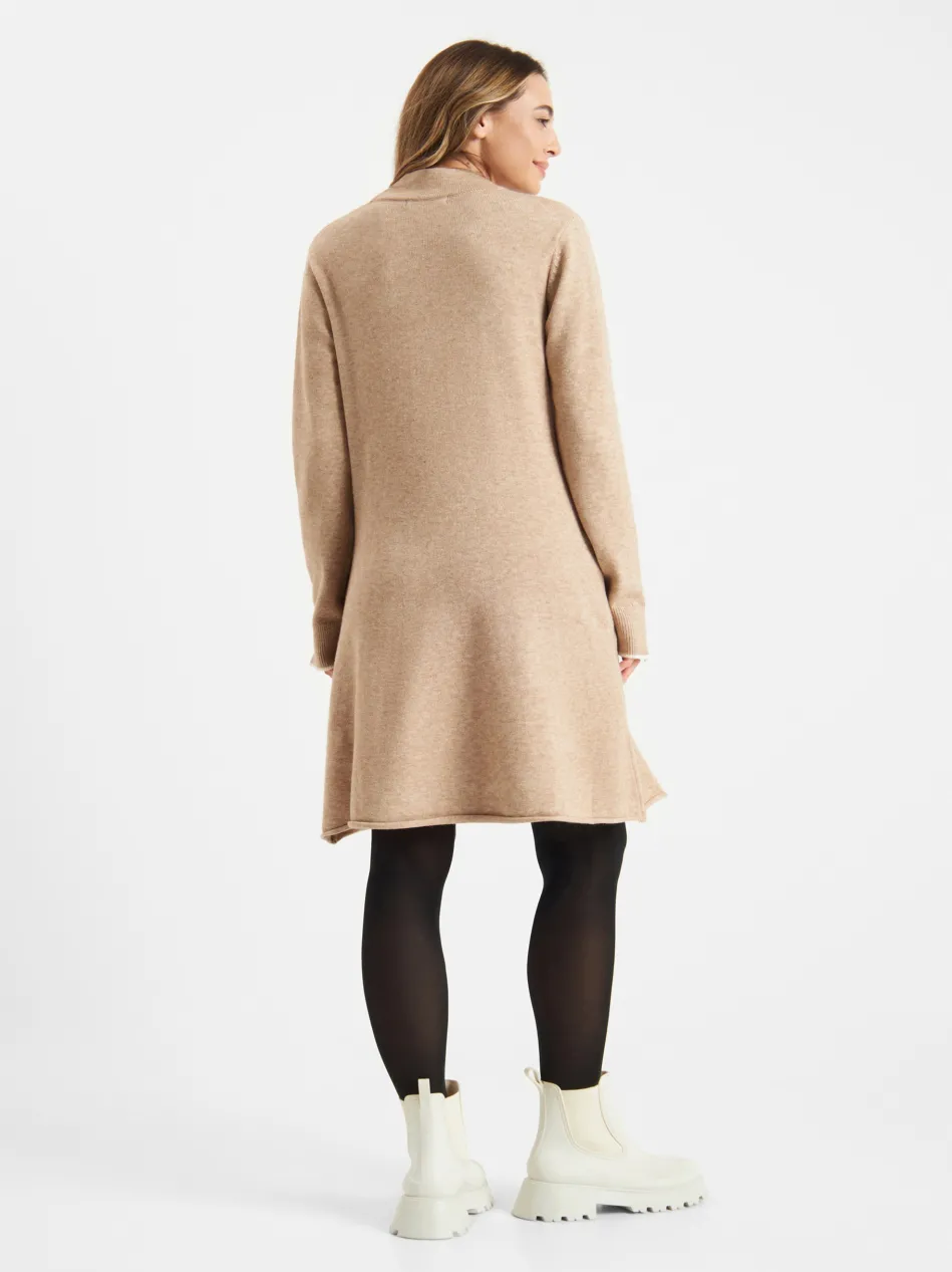 Damen A-Linien-Kleid