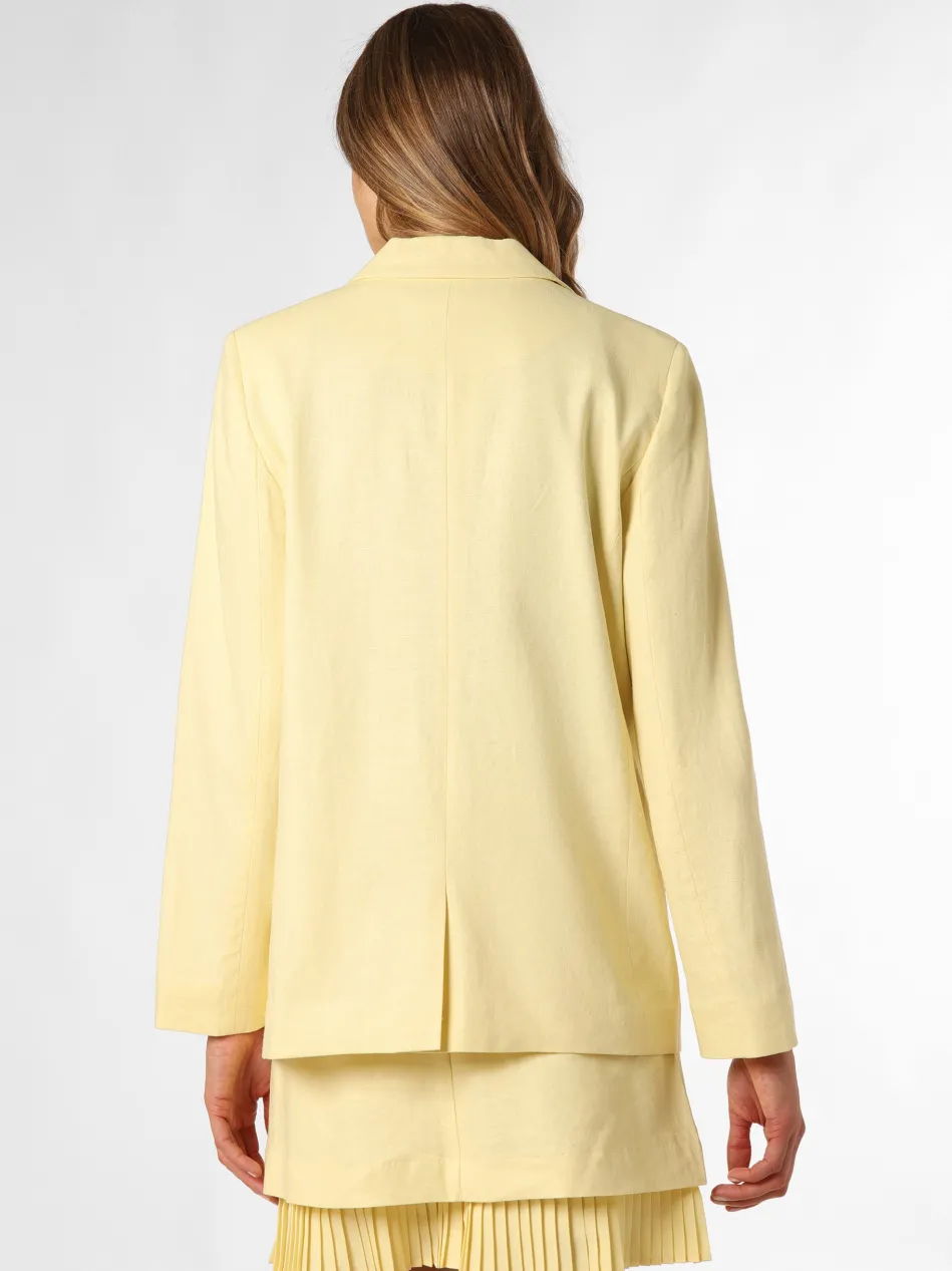 Damen Blazer mit Leinen-Anteil