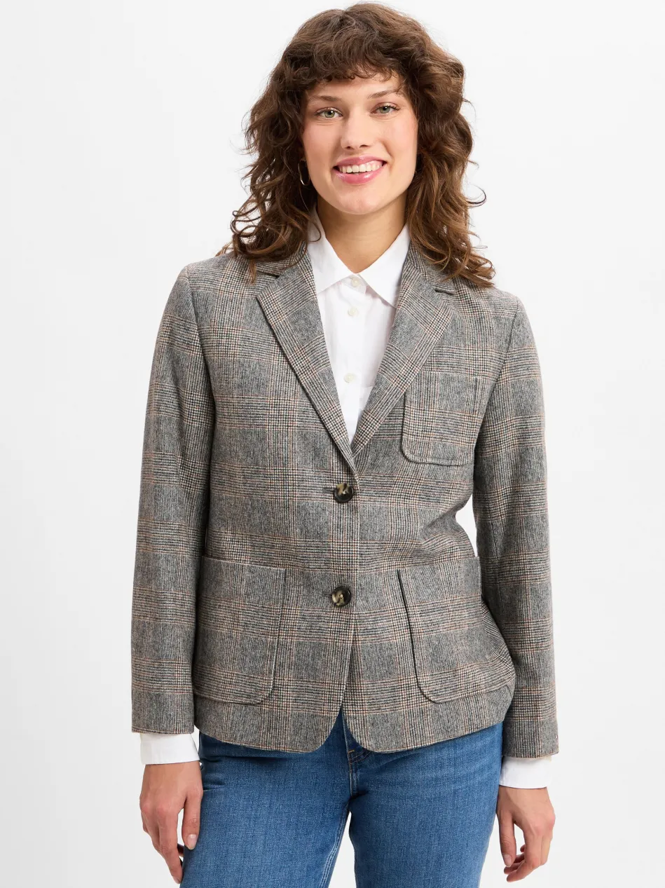 Damen Blazer mit Wollanteil