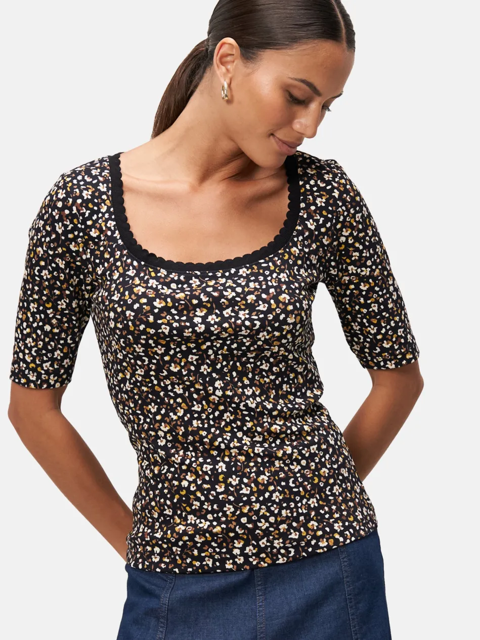 Damen Blumenshirt