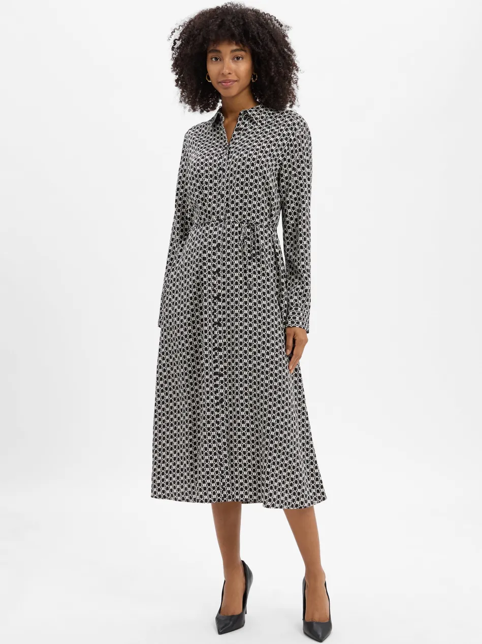 Damen Blusenkleid
