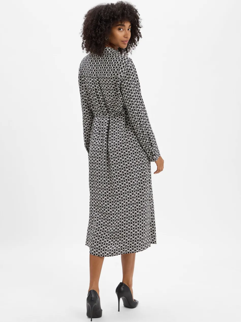 Damen Blusenkleid