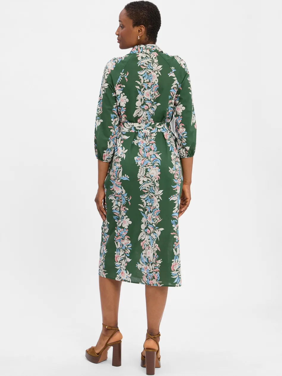 Damen Blusenkleid