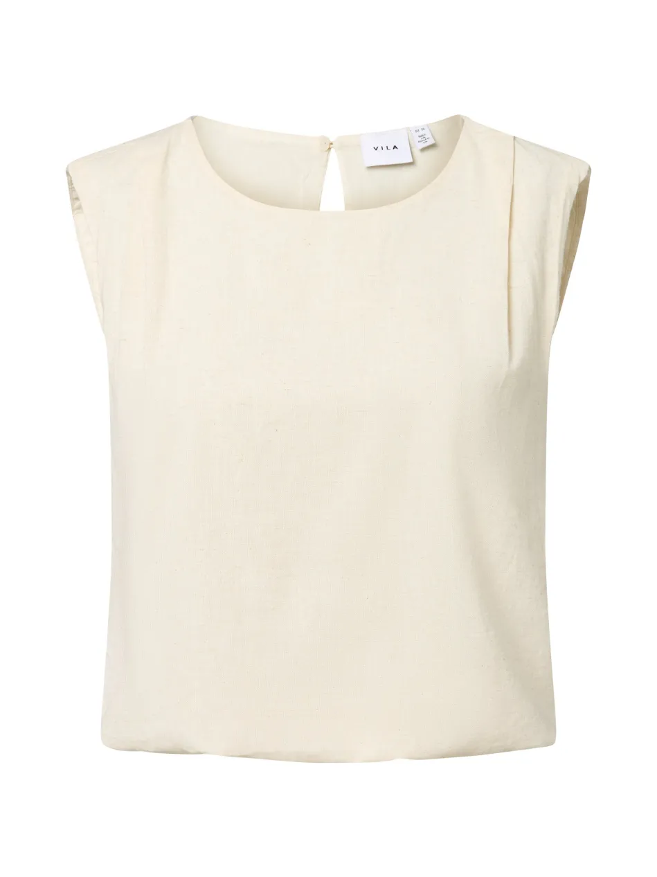 Damen Blusenshirt mit Leinen-Anteil - VIEtni