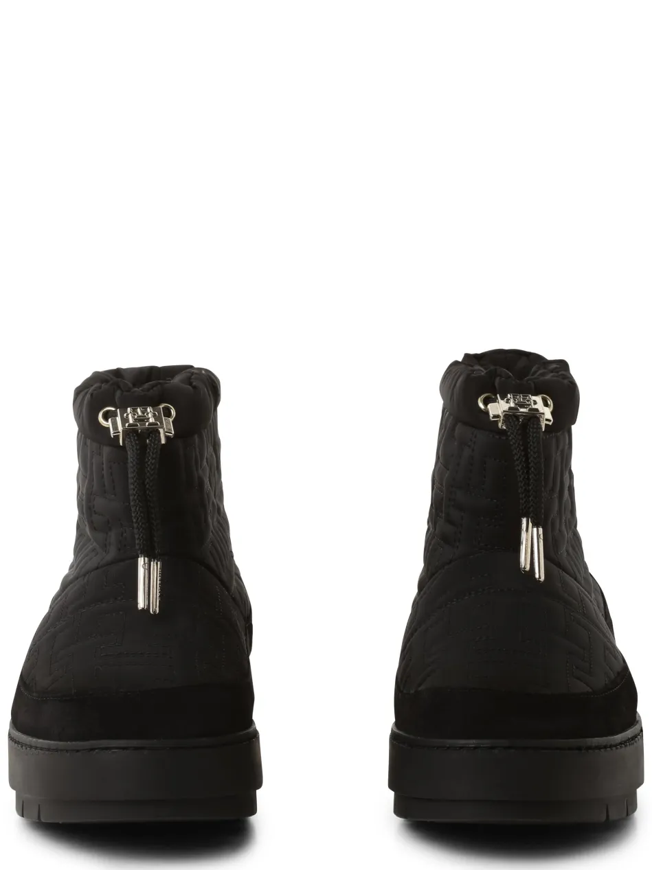 Damen Boots mit Leder-Anteil