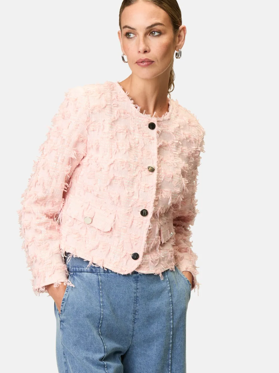 Damen Bouclè-Blazer