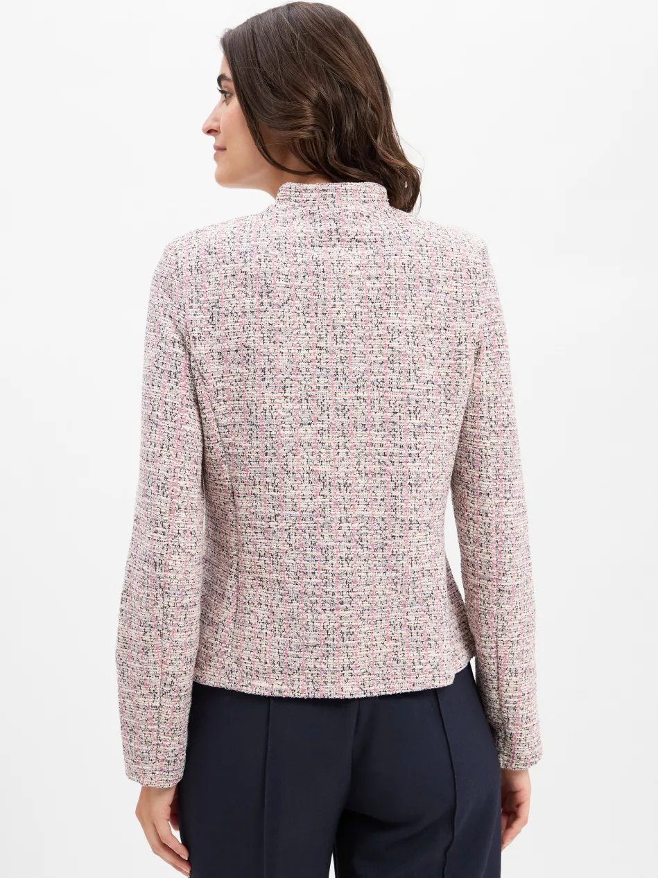Damen Bouclé-Kurzblazer