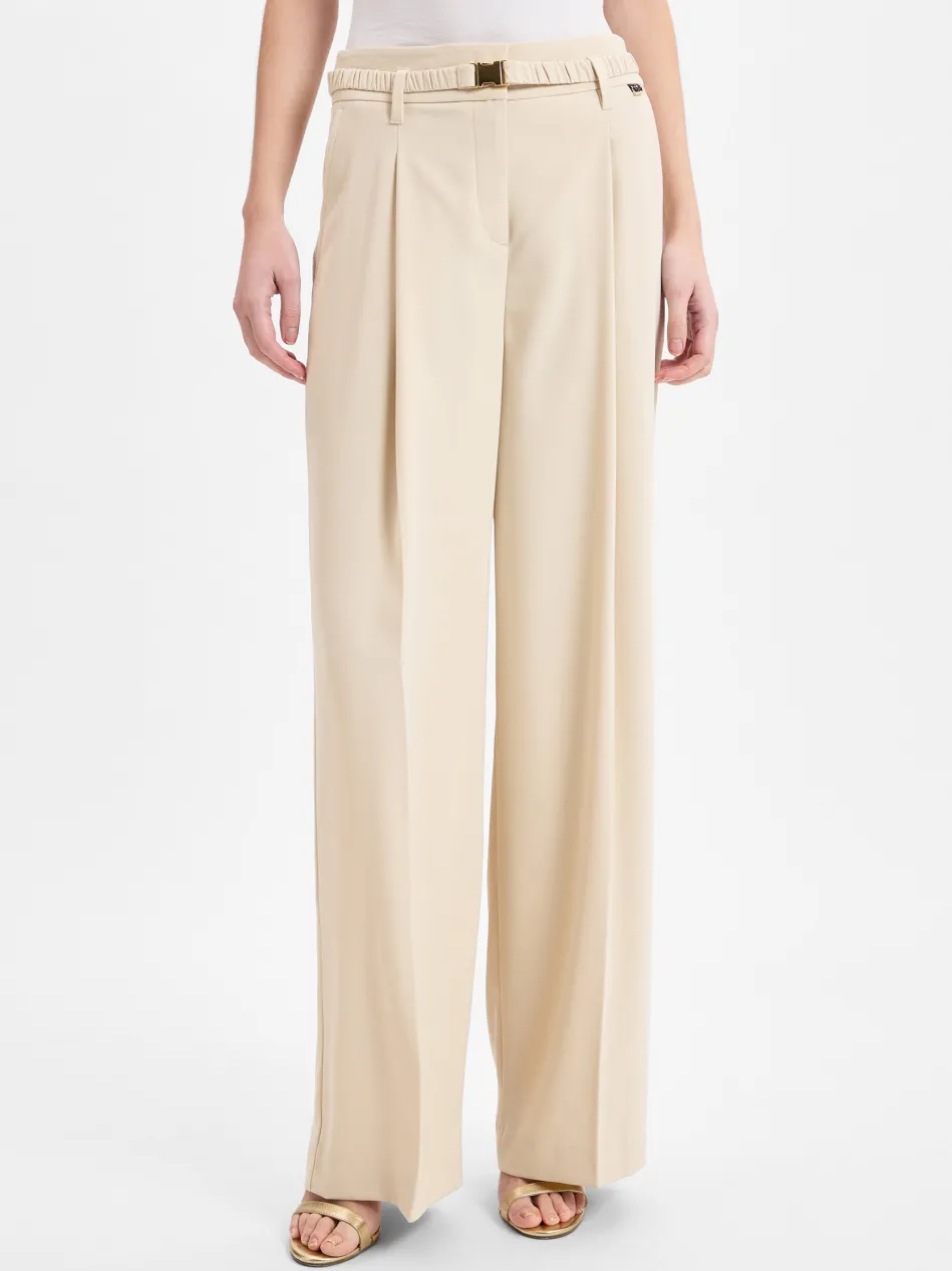 Damen Bundfaltenhose