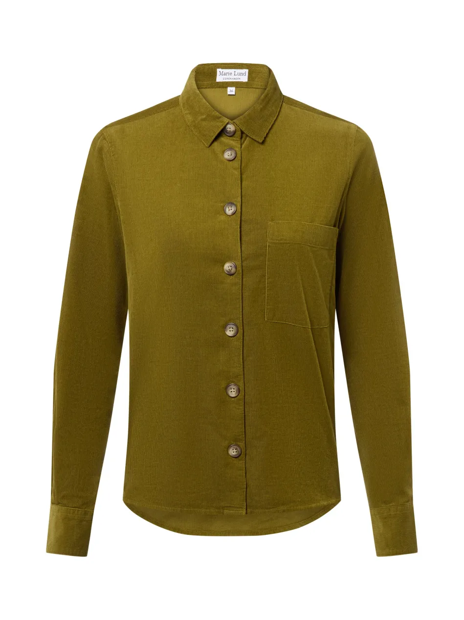 Damen Cordbluse