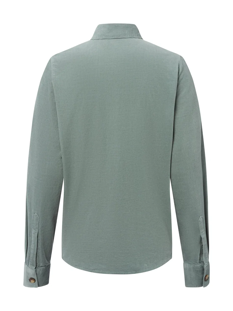 Damen Cordbluse