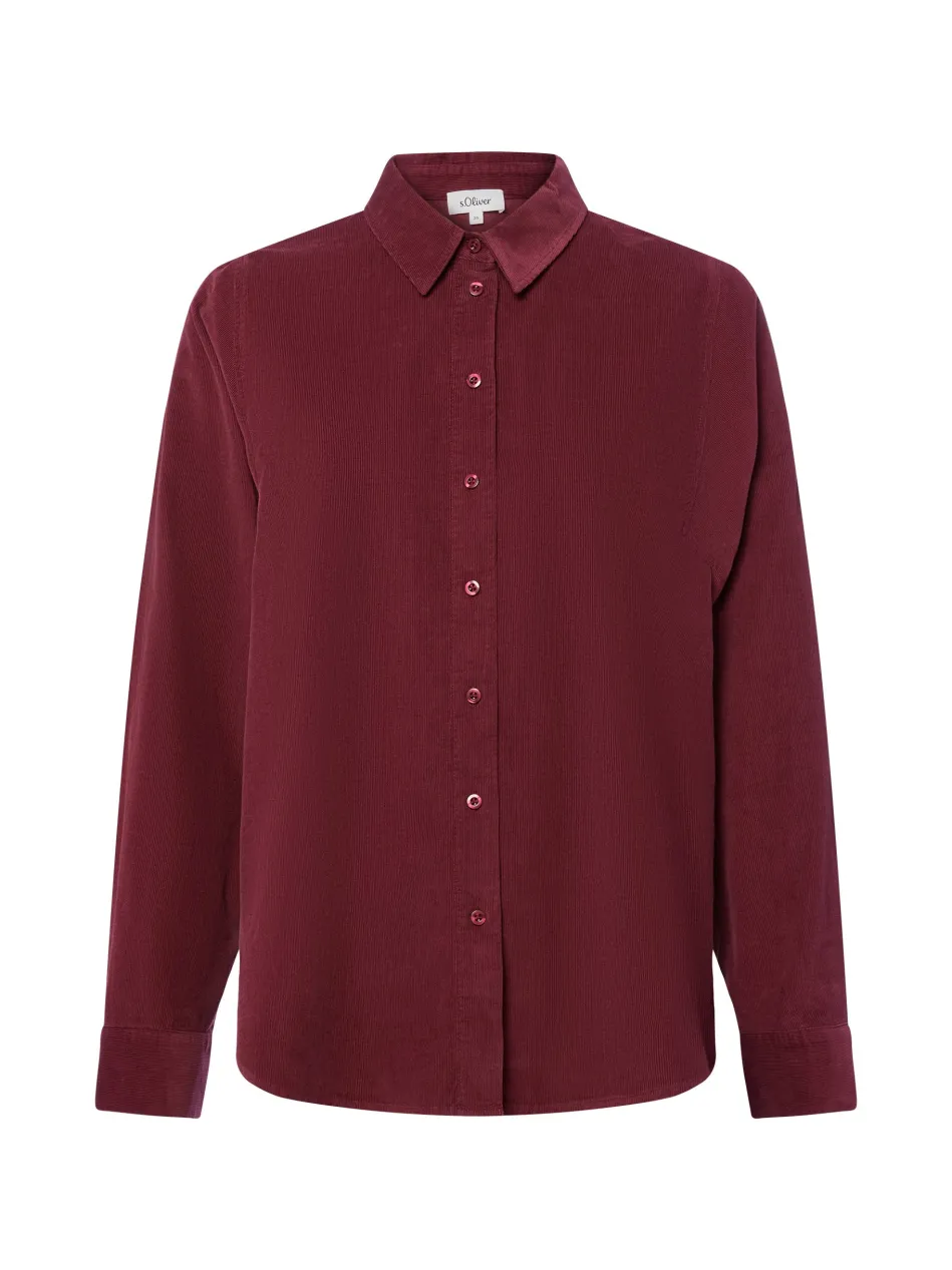 Damen Cordbluse