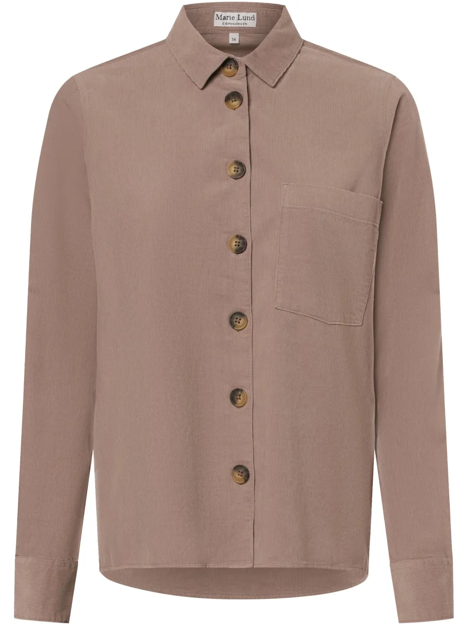 Damen Cordbluse