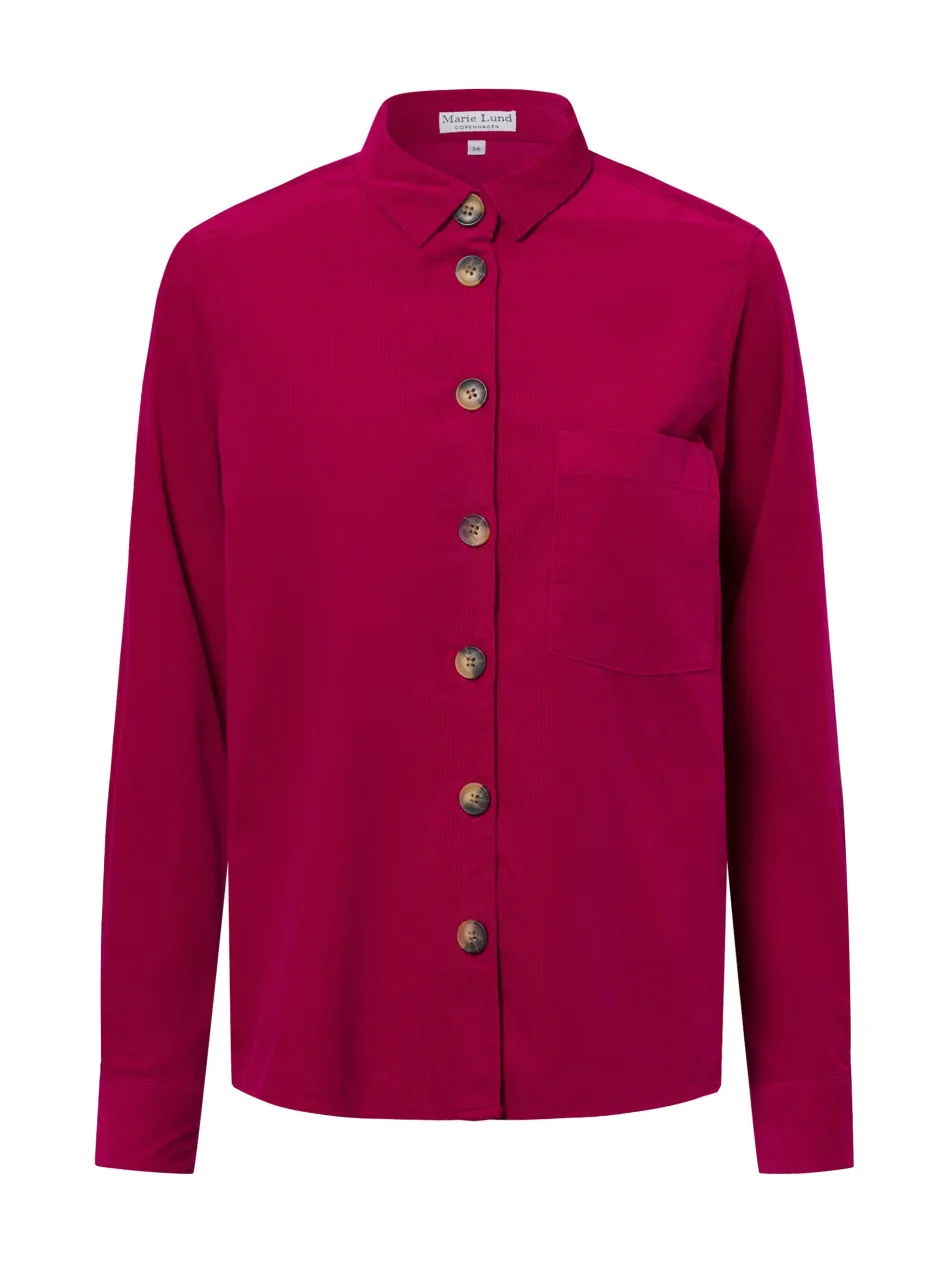Damen Cordbluse