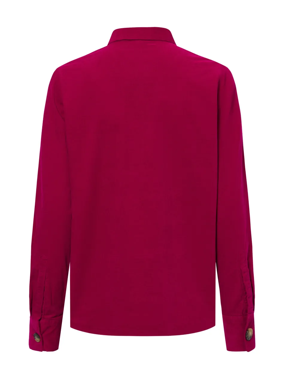 Damen Cordbluse