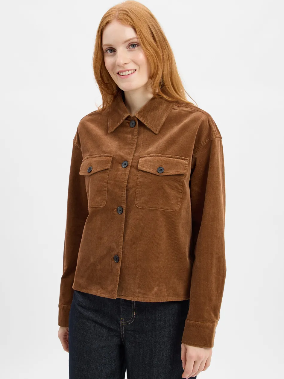 Damen Cordjacke