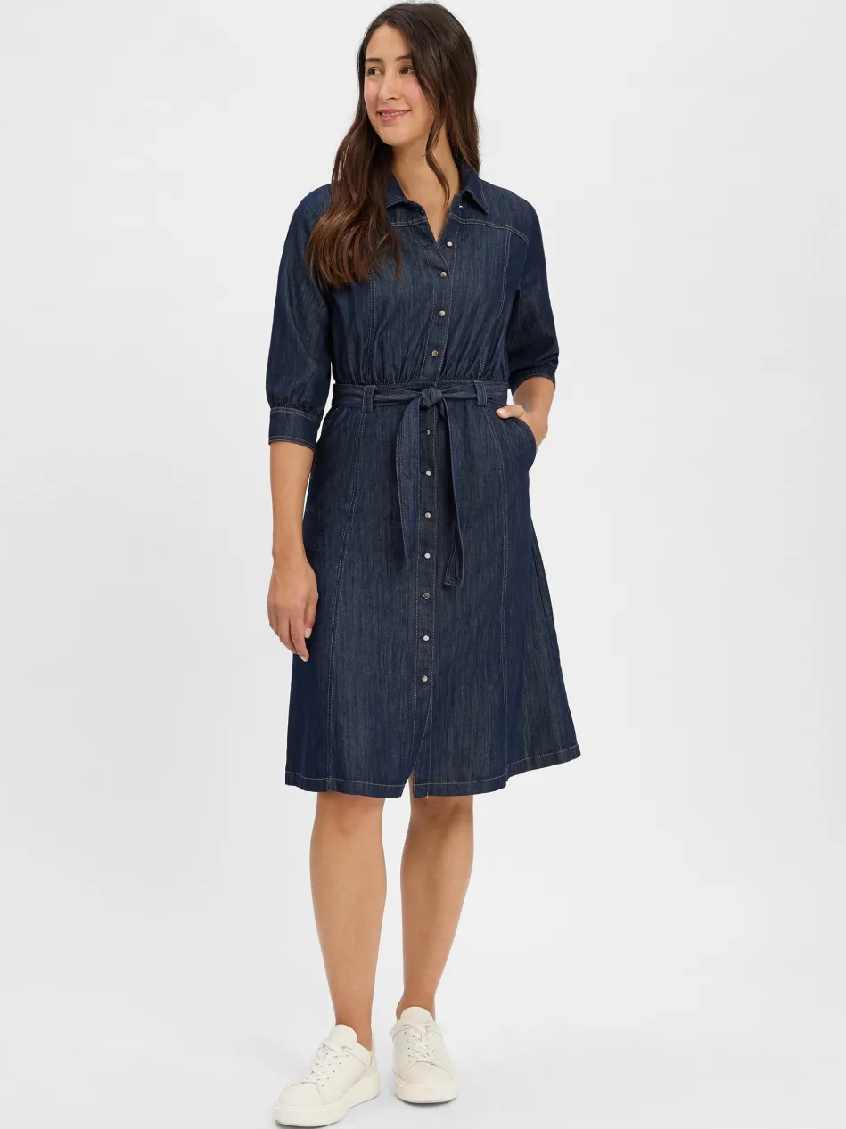 Damen Denim-Blusenkleid - Karina
