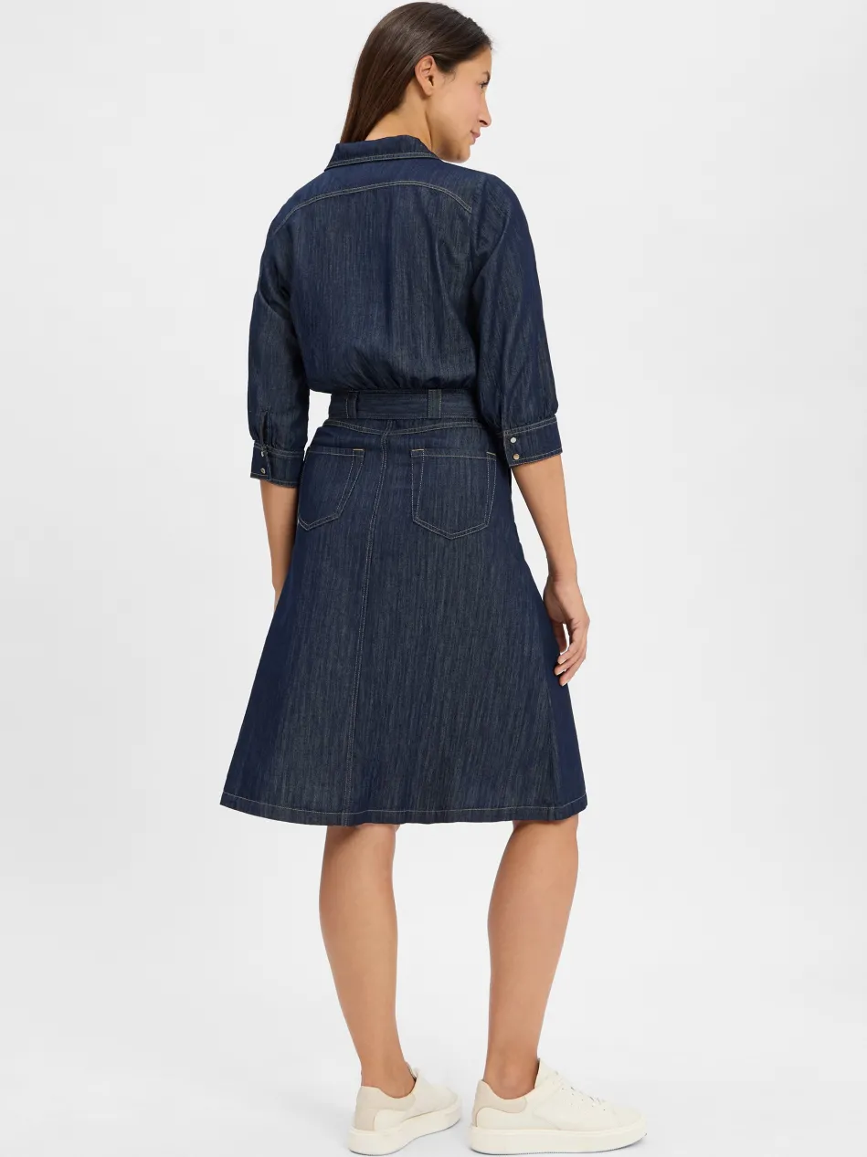 Damen Denim-Blusenkleid - Karina