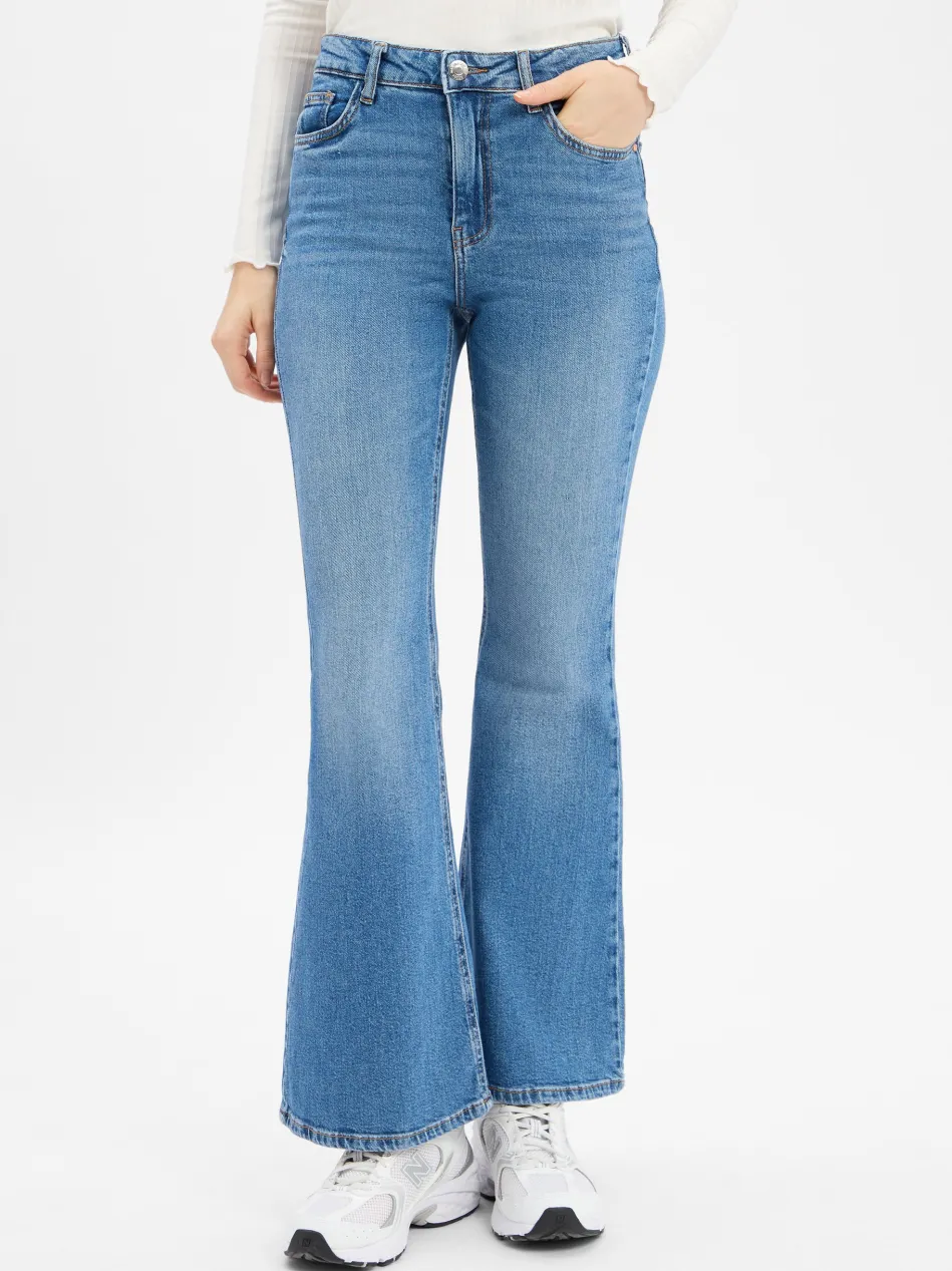 Damen Flared Jeans - NMKareen