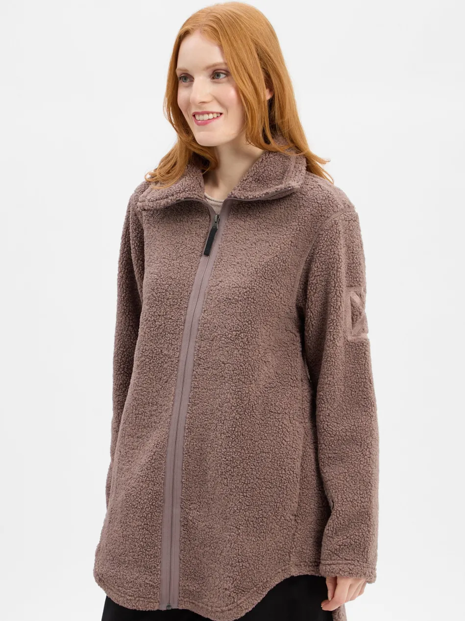 Damen Fleecejacke - Bark