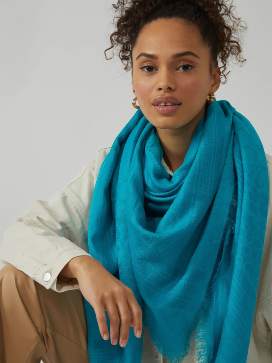 Damen Halstuch 60COTTON 40MODAL 140X140CM