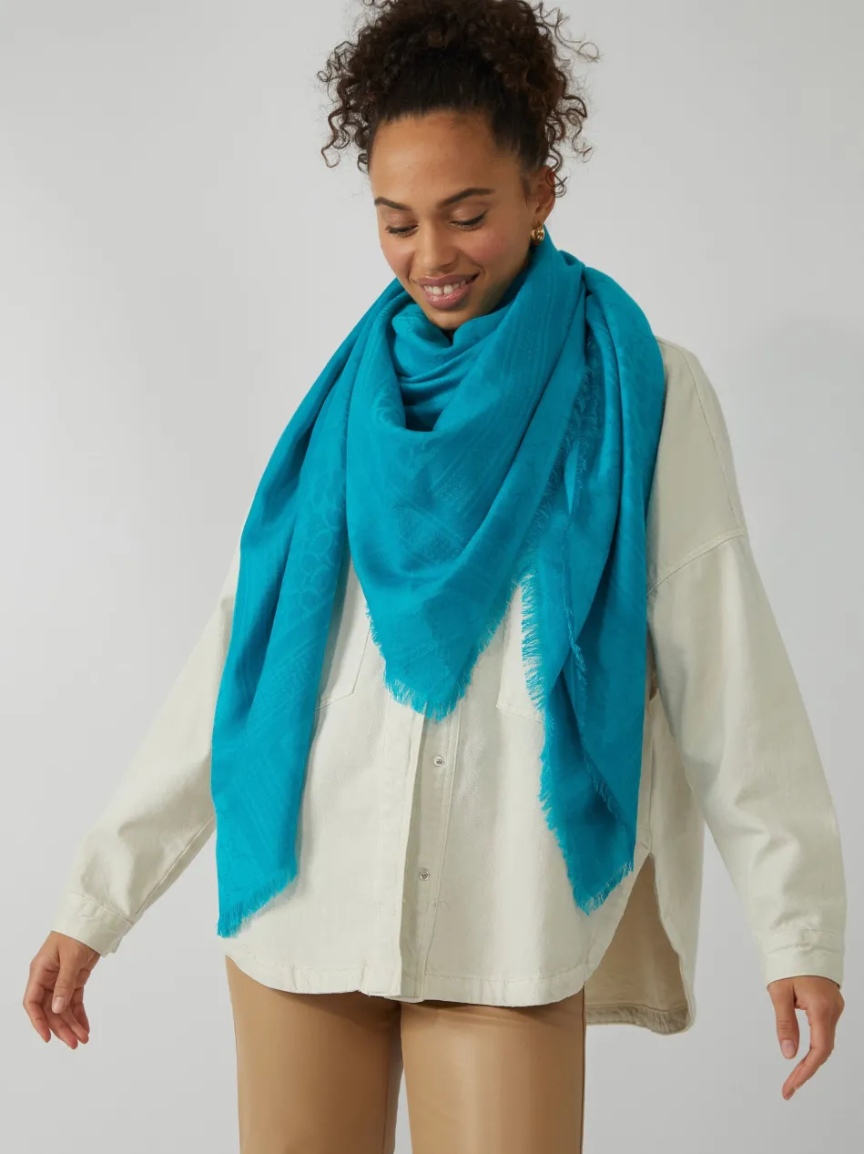 Damen Halstuch 60COTTON 40MODAL 140X140CM