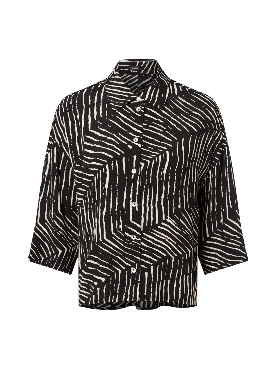 Damen Hemdbluse - Fiana Palm Leaves