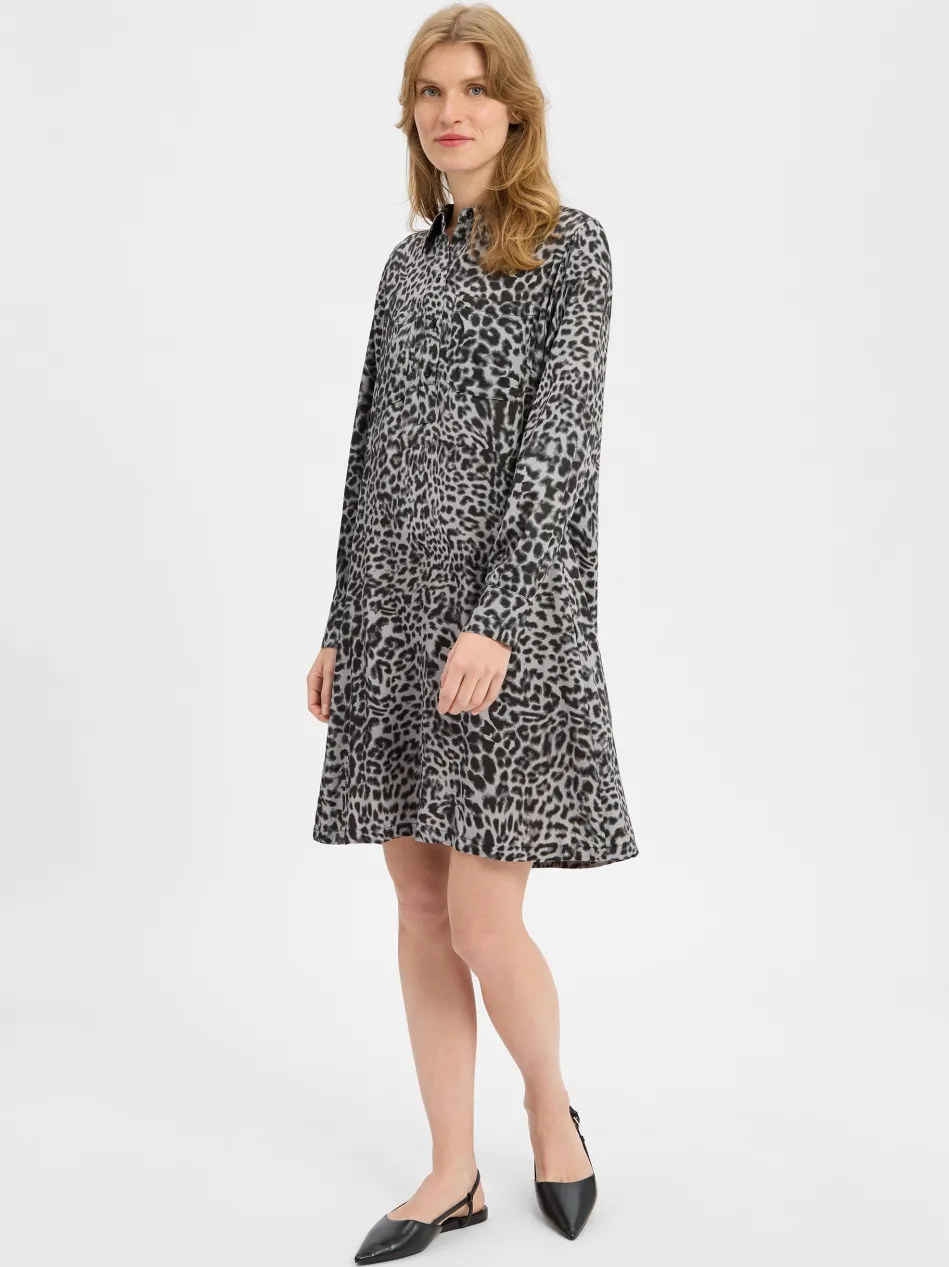 Damen Hemdblusenkleid