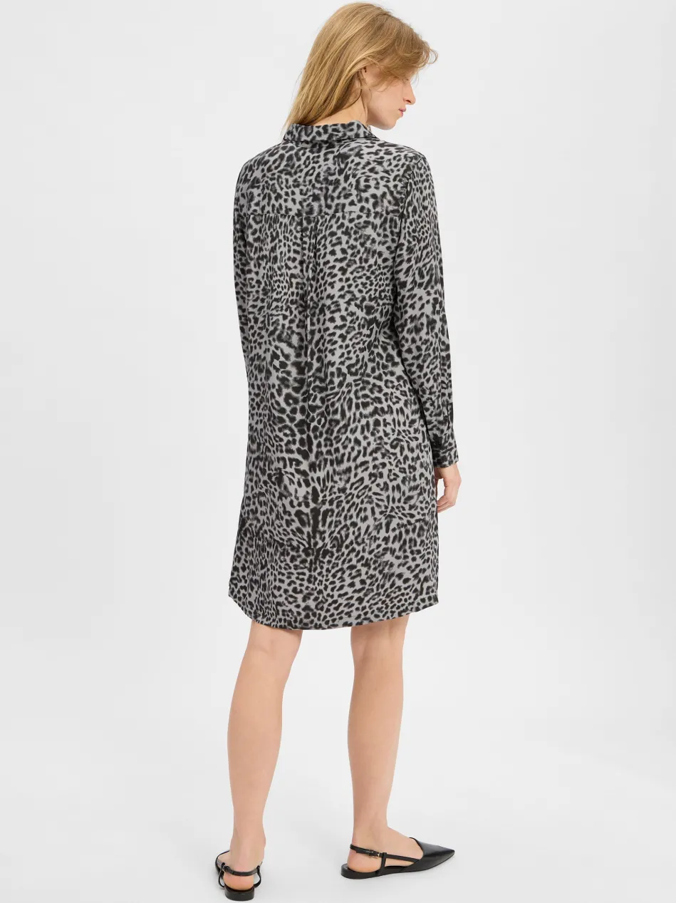 Damen Hemdblusenkleid