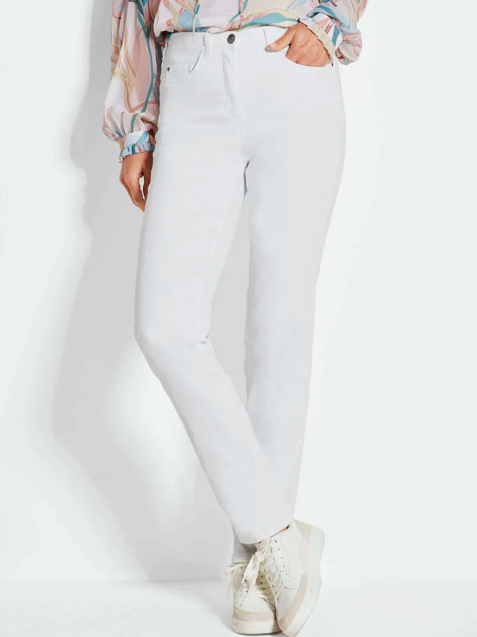 Damen High-Stretch-Jeanshose - Damen Jeans Slim Fit LOUISA mit Stretch-Anteil