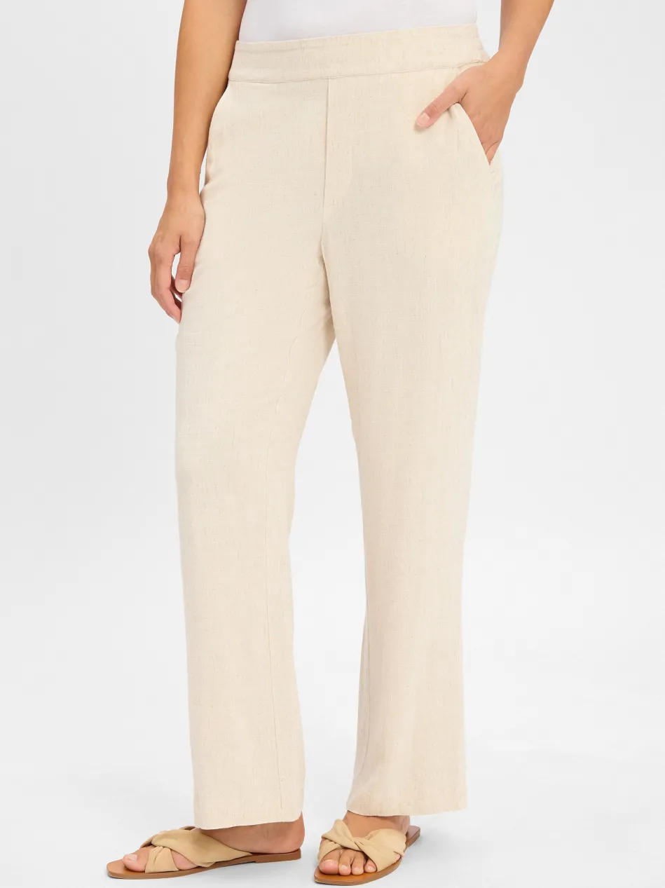 Damen Hose mit Leinen-Anteil - Emmett-M