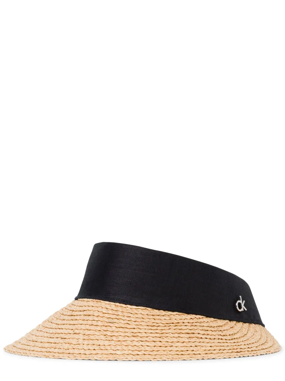 Damen Hut - Headband Straw Visor