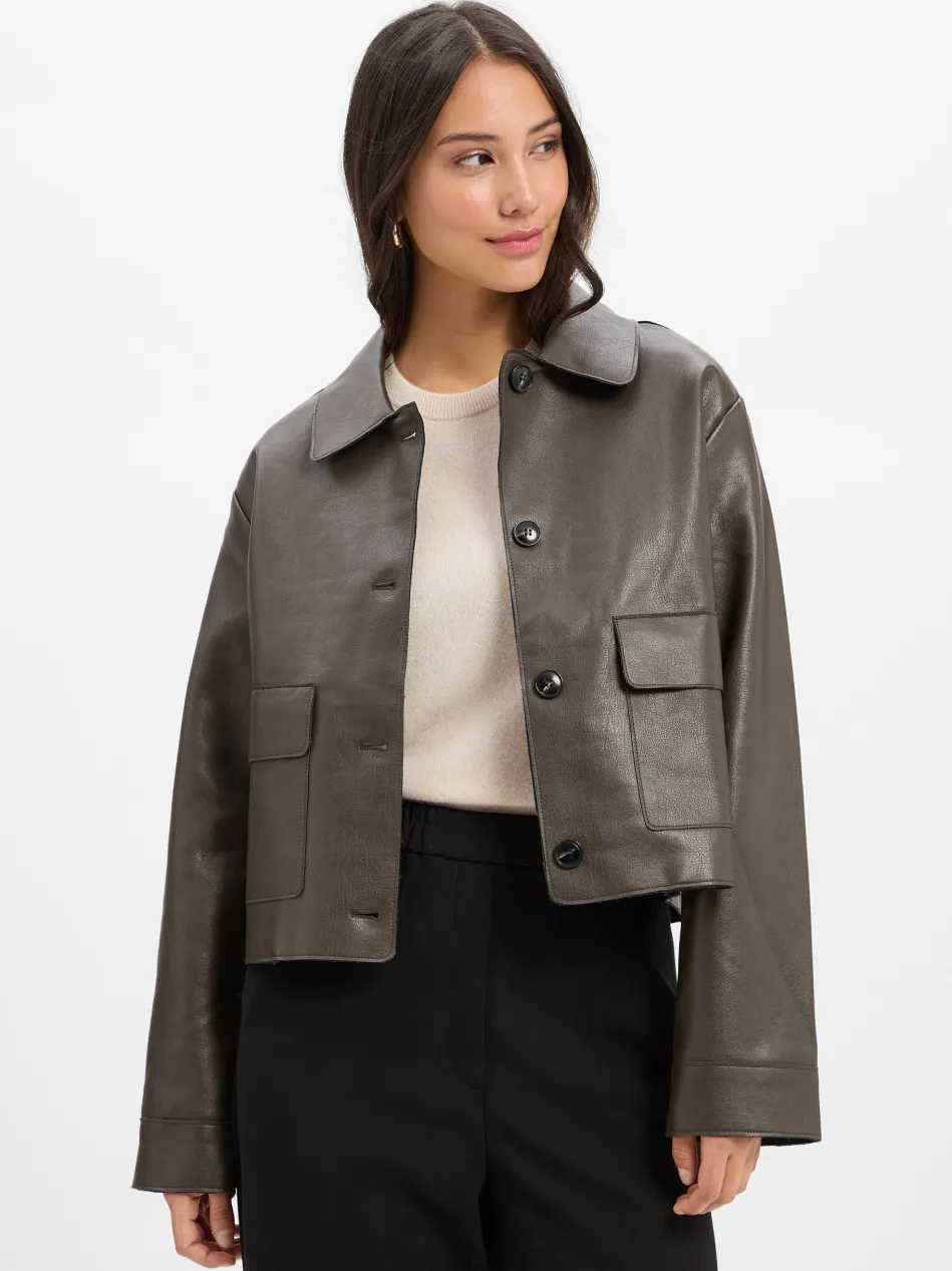 Damen Jacke Romana Faux