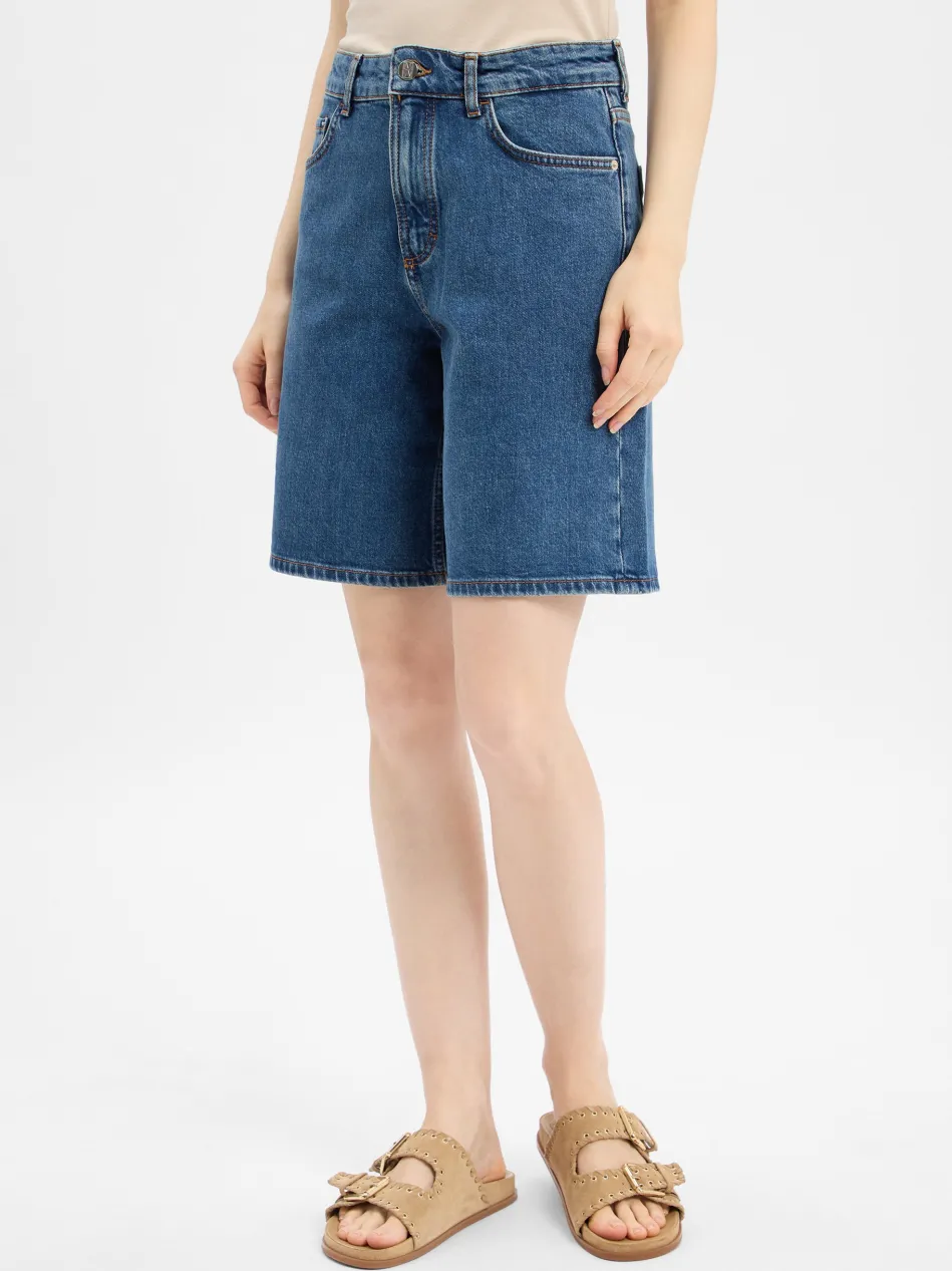 Damen Jeans-Bermuda