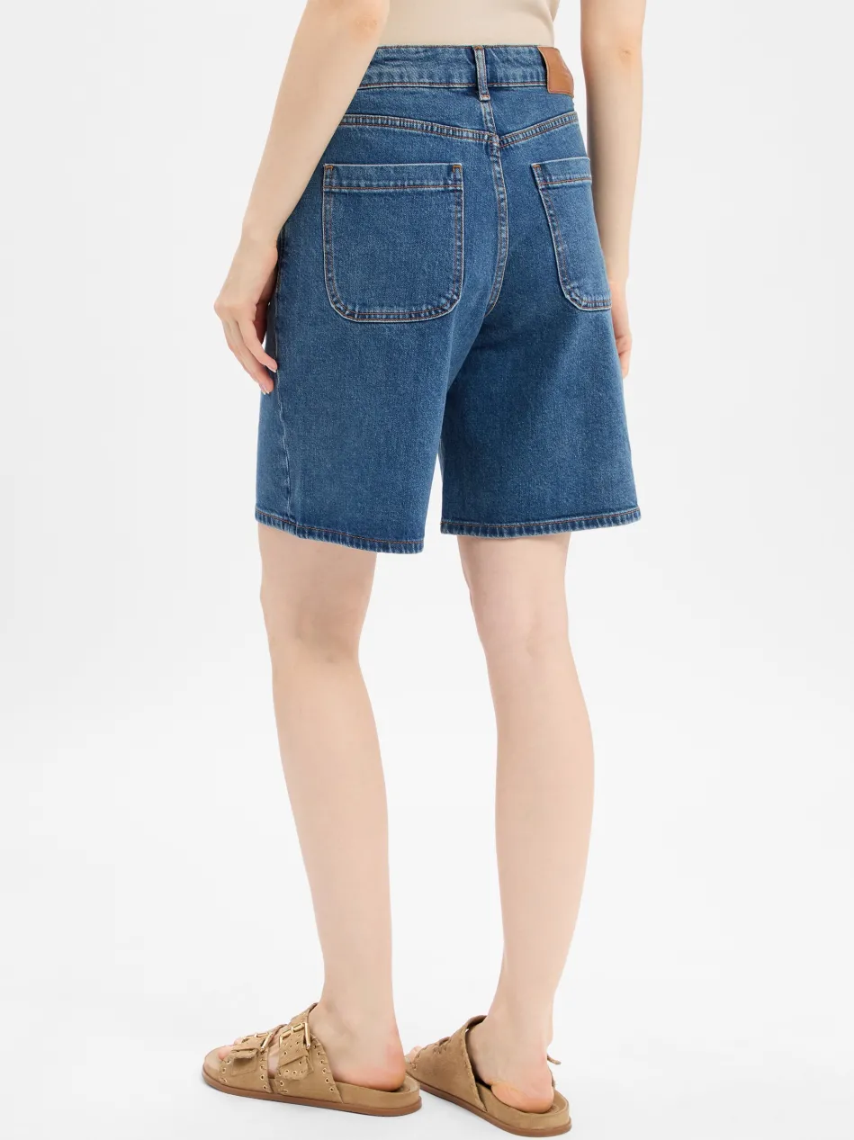 Damen Jeans-Bermuda