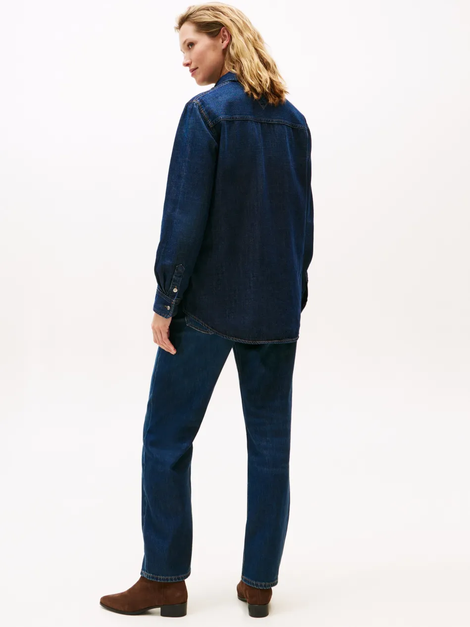 Damen Jeansbluse