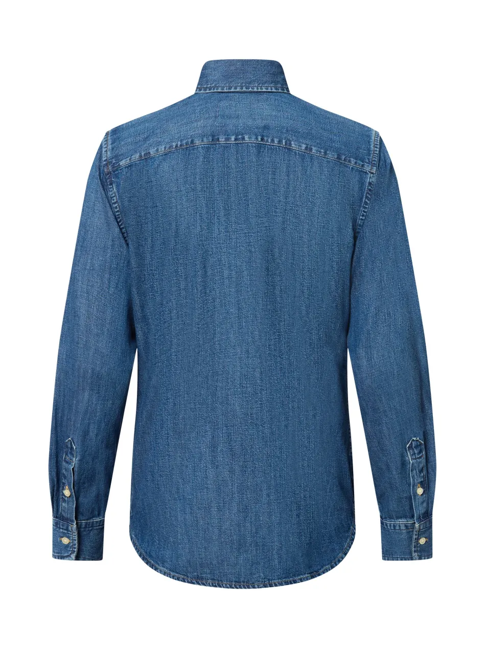 Damen Jeansbluse