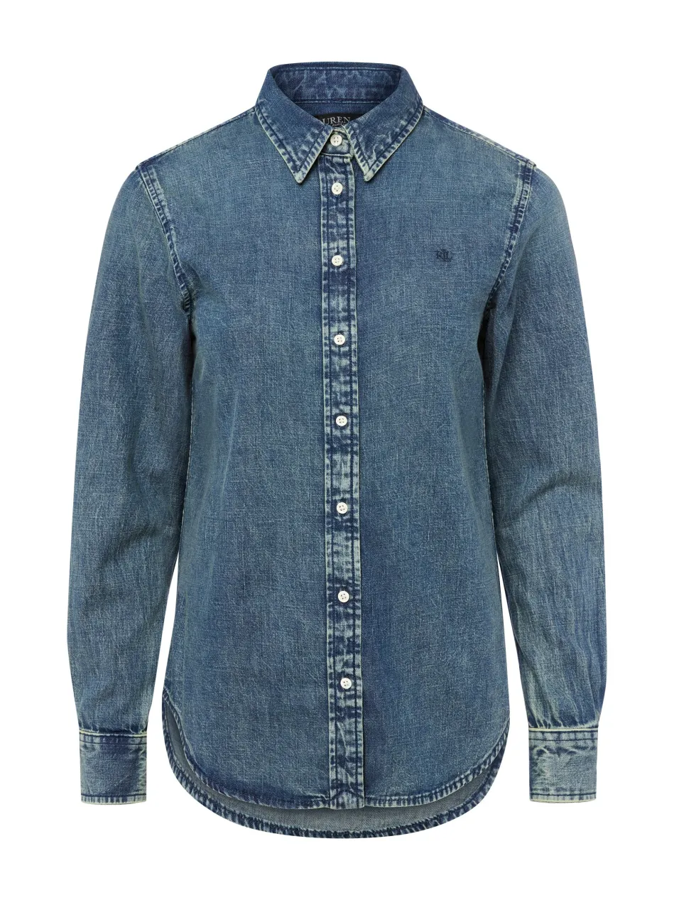 Damen Jeansbluse