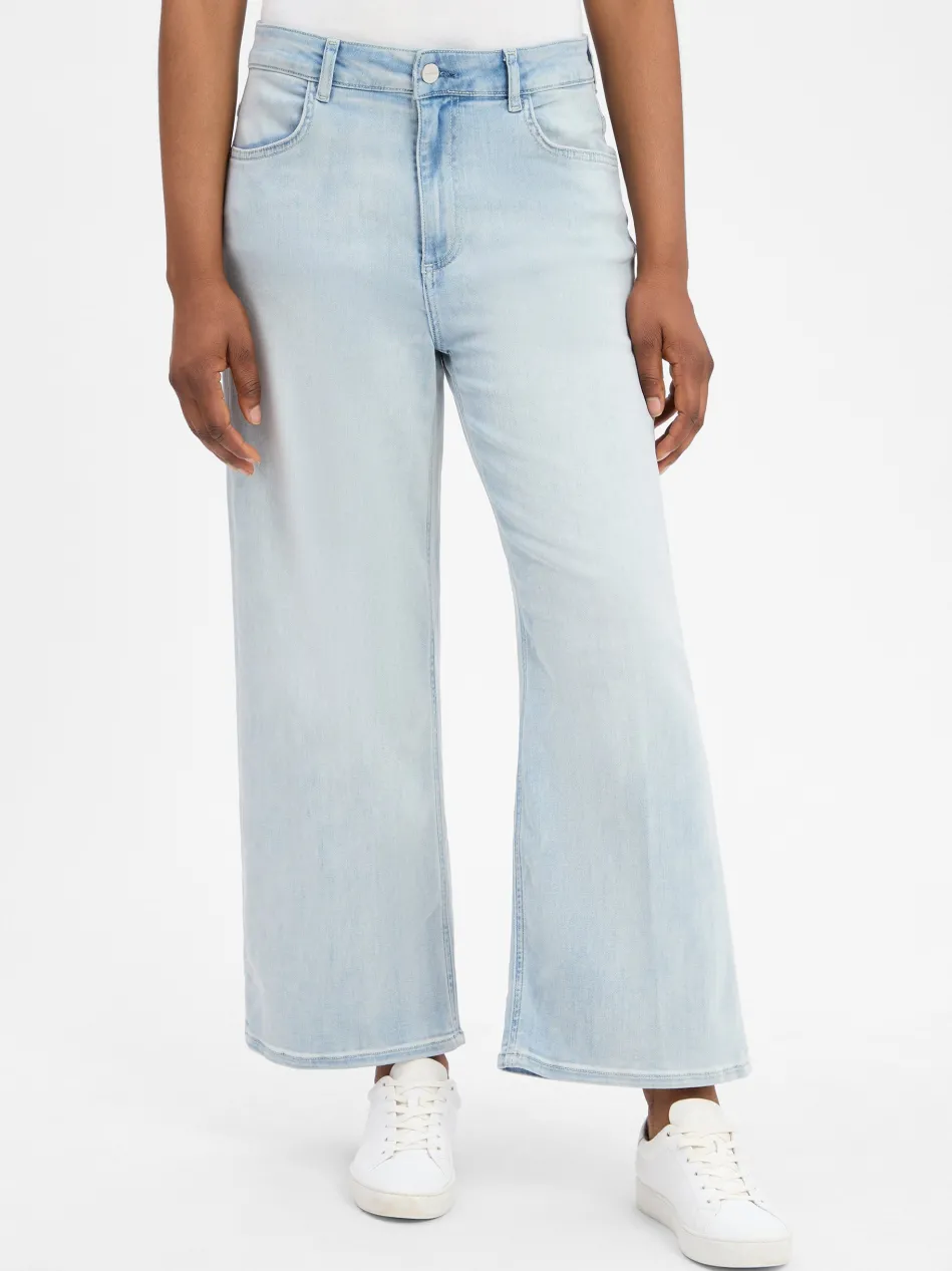 Damen Jeans-Culotte