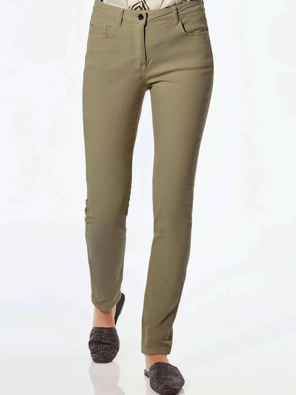 Damen Jeanshose - Lange Freizeithose BELLA mit Formbund