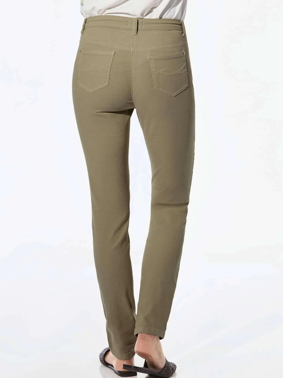 Damen Jeanshose - Lange Freizeithose BELLA mit Formbund