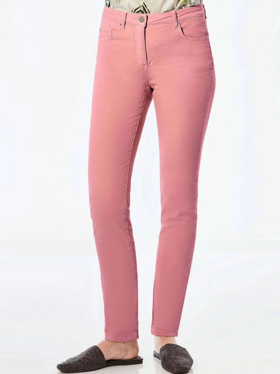 Damen Jeanshose - Lange Freizeithose BELLA mit Formbund