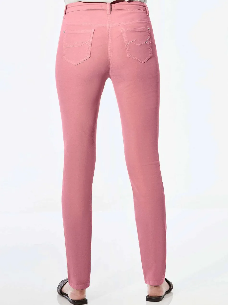 Damen Jeanshose - Lange Freizeithose BELLA mit Formbund