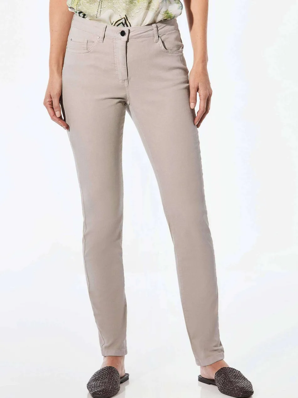 Damen Jeanshose - Lange Freizeithose BELLA mit Formbund