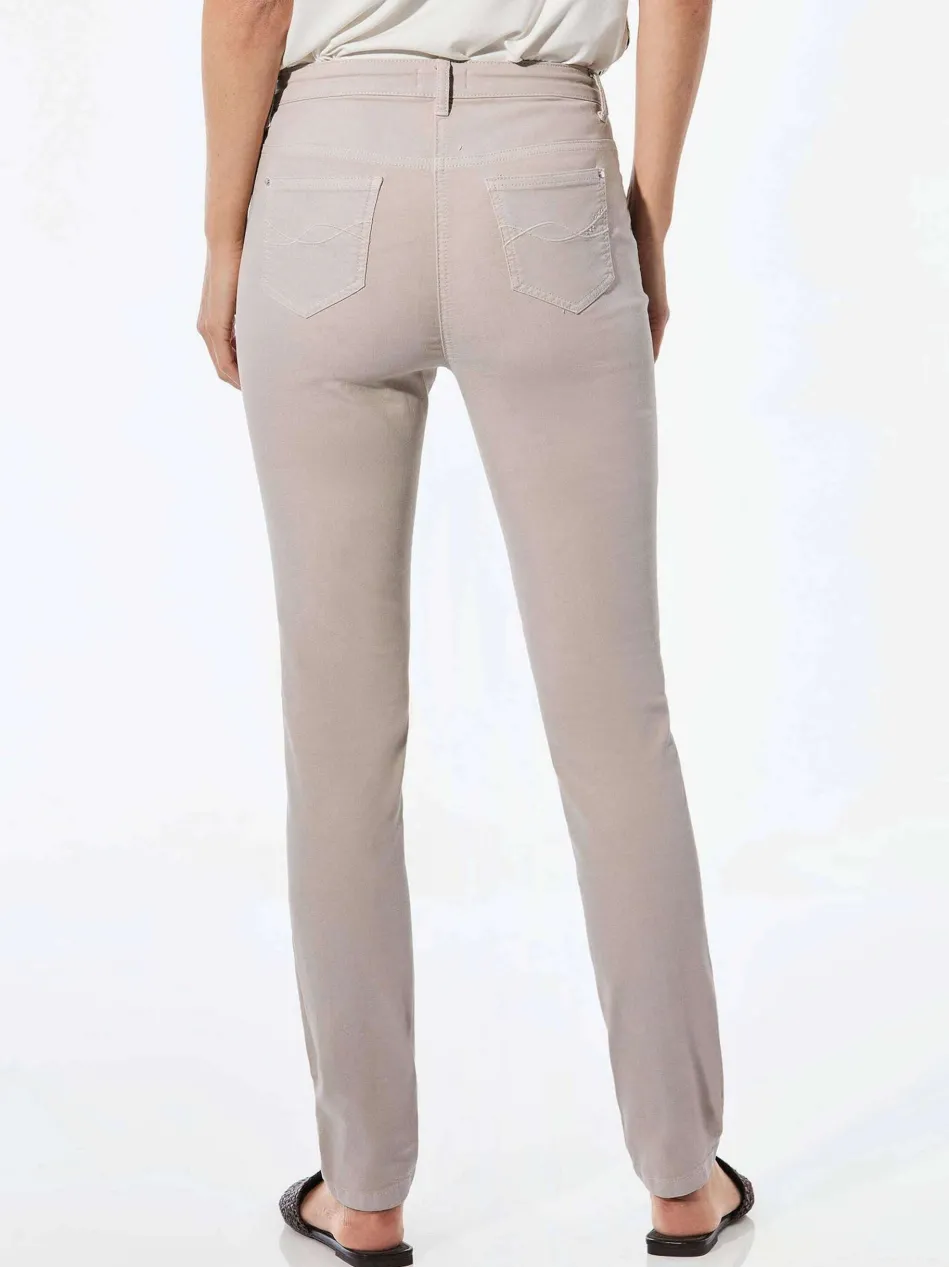 Damen Jeanshose - Lange Freizeithose BELLA mit Formbund