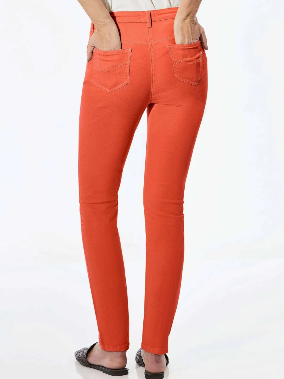 Damen Jeanshose - Lange Freizeithose BELLA mit Formbund