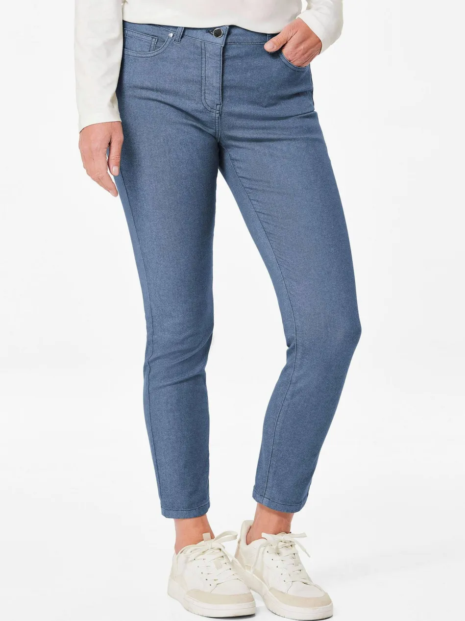Damen 7/8-Jeanshose - Schmale Stretchhose BELLA
